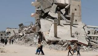 آثار الدمار في قطاع غزة