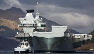 حاملة الطائرات البريطانية الملكة إليزابيث