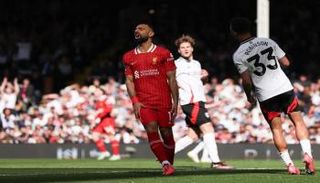 محمد صلاح نجم ليفربول ضد فولهام