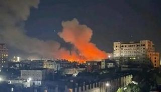 قصف مقرات للحوثي - أرشيفية