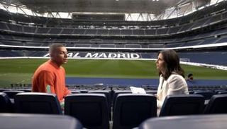 كيليان مبابي خلال المقابلة