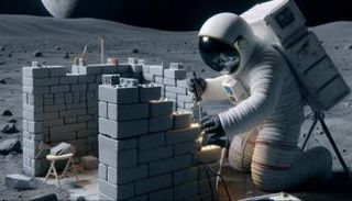 الطوب المُعزز بالبكتيريا يساعد على البناء الآمن على القمر