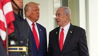 الرئيس الأمريكي دونالد ترامب ورئيس الوزراء الإسرائيلي بنيامين نتنياهو