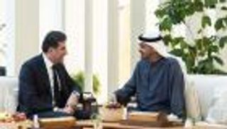 محمد بن زايد يبحث مع رئيس كردستان العراق تنمية التعاون المشترك