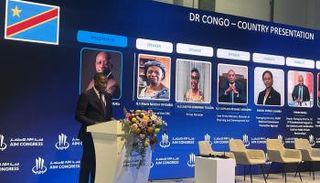 جانب من فعاليات قمة «AIM» للاستثمار في أبوظبي