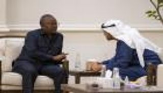 محمد بن زايد يبحث مع رئيس غينيا بيساو «دفع علاقات التعاون»