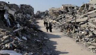 دمار في قطاع غزة - أرشيفية