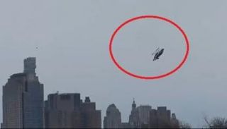 الطائرة تحطمت في نهر هدسون