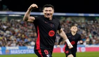جانب من مباراة ليغانيس وبرشلونة