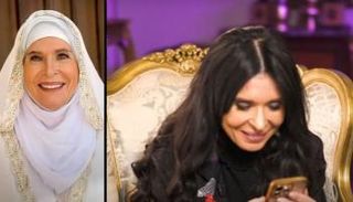 دينا وشقيقتها المنتقبة