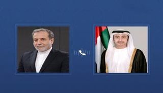 الشيخ عبدالله بن زايد آل نهيان وعباس عراقجي