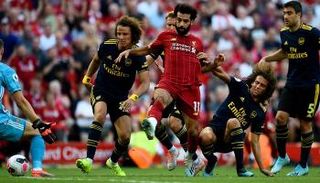 محمد صلاح نجم ليفربول ضد أرسنال