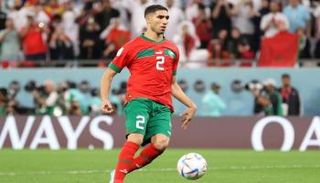 أشرف حكيمي نجم منتخب المغرب