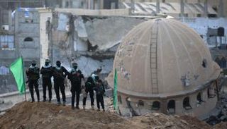 عناصر مسلحة من حركة حماس بغزة