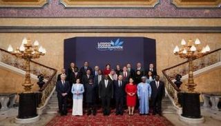 جانب من مؤتمر لندن لدعم السودان بمشاركة الإمارات