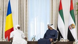 الشيخ محمد بن زايد آل نهيان يستقبل رئيس تشاد