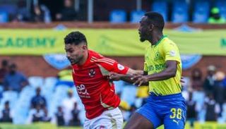 جانب من مباراة صن داونز والأهلي في دوري أبطال أفريقيا