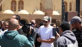 كريم محمود عبدالعزيز في وداع سليمان عيد