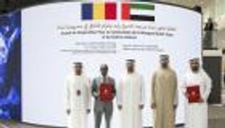 ذياب بن محمد بن زايد يشهد توقيع اتفاقية بناء مسجد الشيخ زايد والمركز الثقافي في تشاد