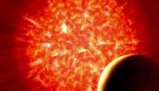 عاصفة شمسية