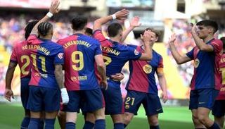 برشلونة متصدر الدوري الإسباني