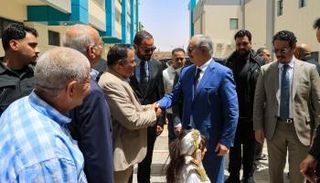 المشير خليفة حفتر خلال زيارة المدينة