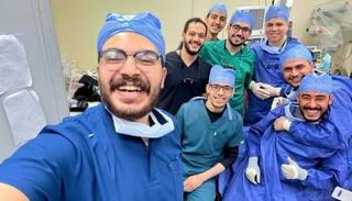 الفريق الطبي بقسم جراحة التجميل