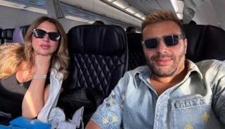 رامي صبري وزوجته