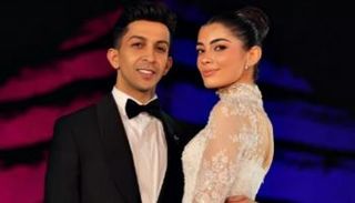 ليلى زاهر والمنتج هشام جمال