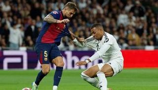 مبابي نجم ريال مدريد في الكلاسيكو ضد برشلونة