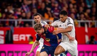 جانب من مباراة برشلونة وريال مدريد