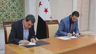 الرئيس السوري أحمد الشرع وقائد 
