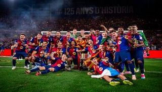 برشلونة بطل كأس ملك إسبانيا