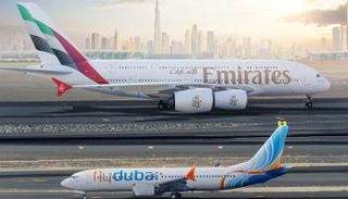 طيران الإمارات وفلاي دبي