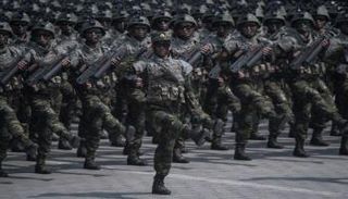عناصرمن جنود كوريا الشمالية