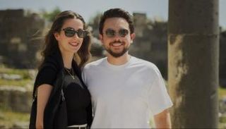 الأمير الحسين والأميرة رجوة