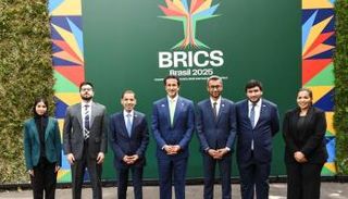 وفد الإمارات المشارك في اجتماعات دول البريكس التمهيدية