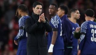 أرتيتا في مباراة أرسنال وباريس سان جيرمان