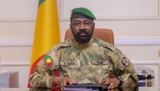 الرئيس الانتقالي في مالي أسيمي غويتا 