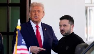 دونالد ترامب وفولوديمير زيلينسكي