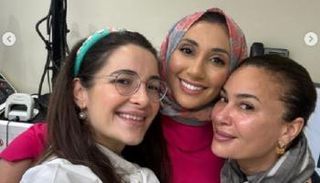 شام الذهبي وهند صبري ودينا الشربيني