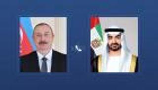 محمد بن زايد يبحث ورئيس أذربيجان قضايا وموضوعات مشتركة