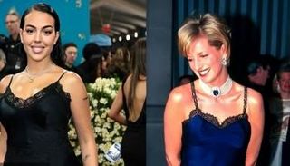 الأميرة ديانا وجورجينا رودريغيز