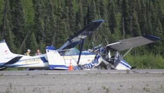 حطام الطائرة في تشيلي