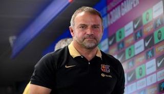 هانز فليك مدرب برشلونة