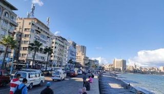 كورنيش مدينة الإسكندرية- أرشيفية