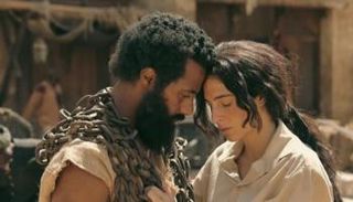 لقطة للفنان محمد رمضان مع رزان جمال من فيلم "أسد"