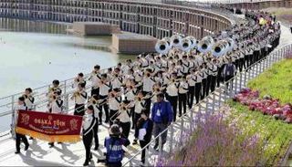 فرقة المارش الموسيقية التي حققت الرقم القياسي