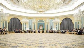 جانب من زيارة الرئيس الأمريكي دونالد ترامب للسعودية