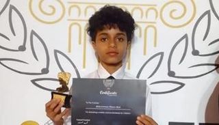  الطفل عبدالرحمن معين الصيادي